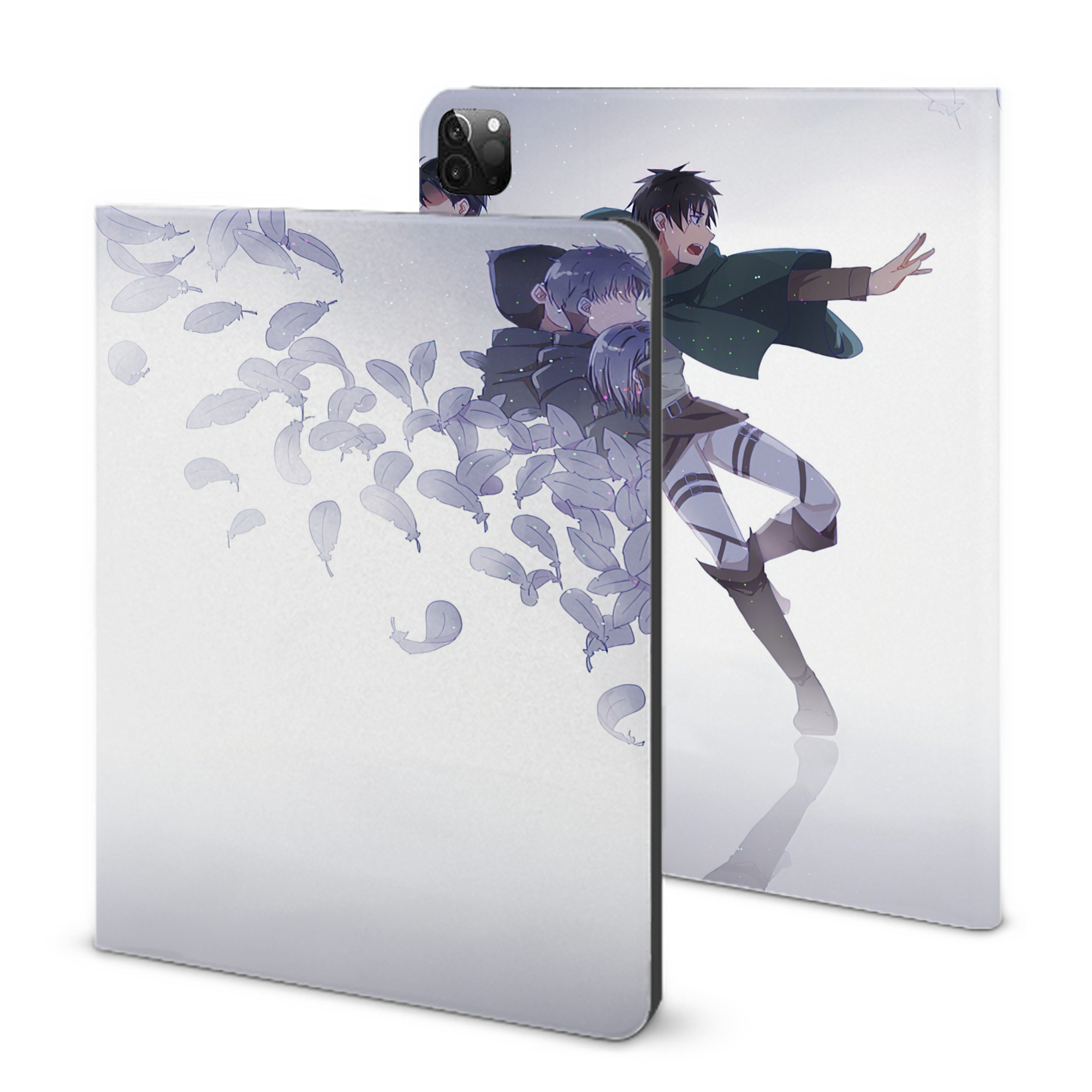 （画像用） 進撃の巨人 Attack on Titan IPadケース ペンホルダー付き ブックスタイルデザイン